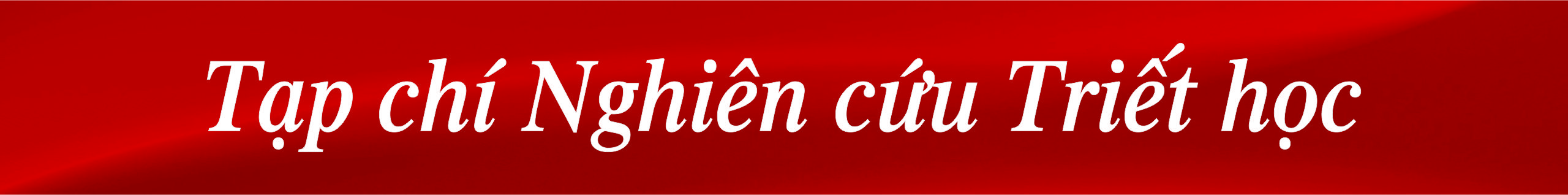 Tạp chí Nghiên cứu Triết học